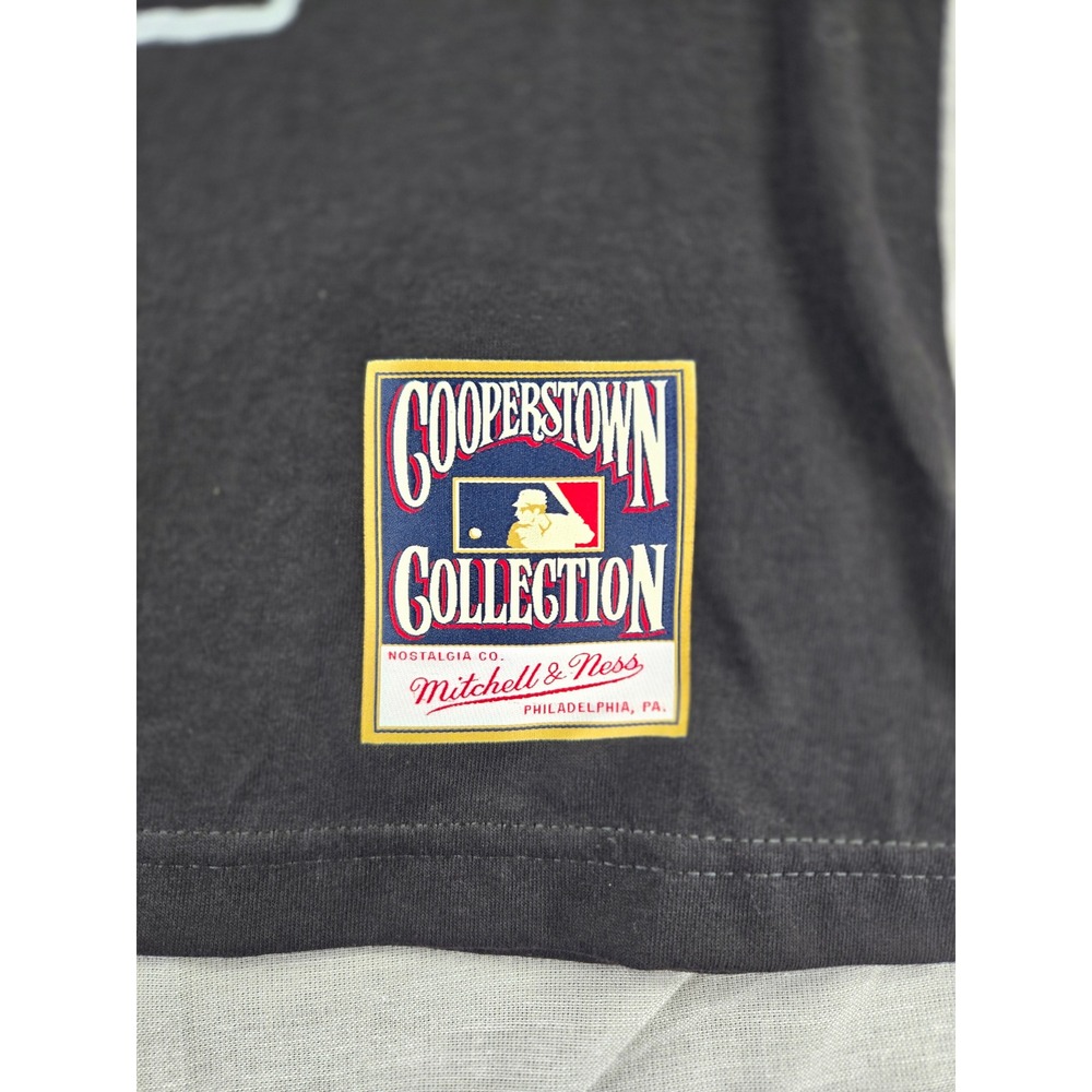 Mitchell & Ness Los Angeles Dodgers Cooperstown Collection Black T-Shirt Mens L - Picture 7 of 10